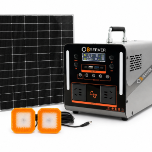 Alternative view of Observer 500W Solar Generator Power Station 480WH Lithium Battery