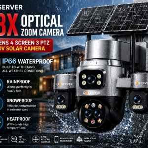 Alternative view of Observer 5 Lens 4 Screens 3 Rotation 18X Optical Zoom AOV Solar Camera