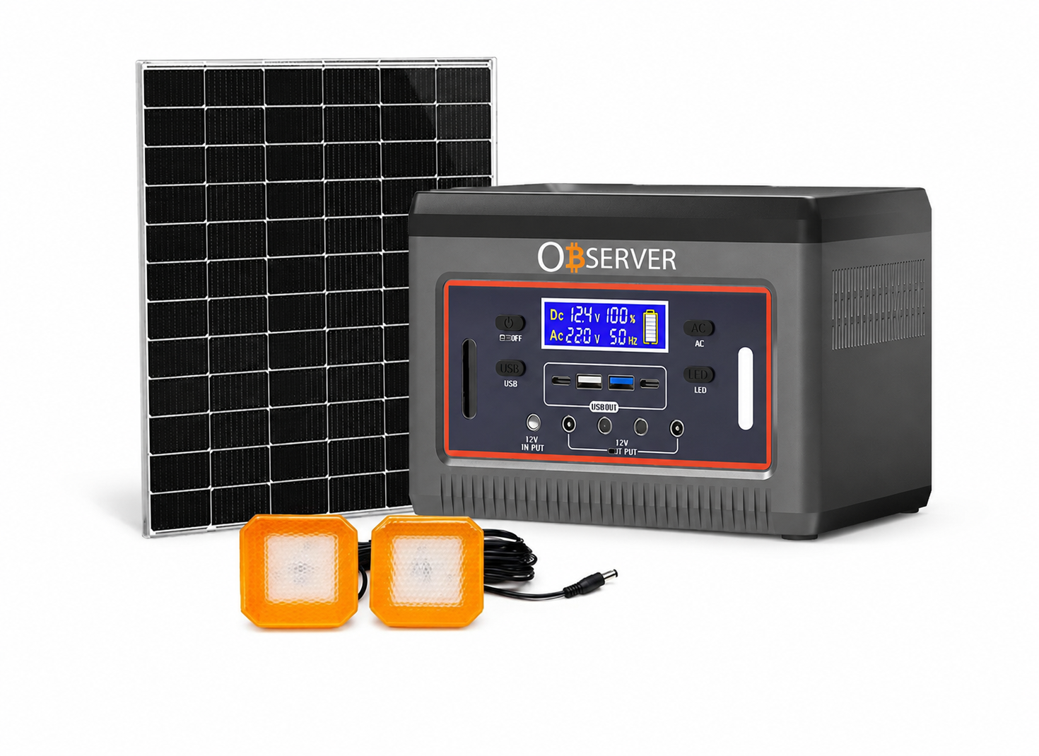 350W Solar (Generator) Power Station 240WH Lithium Battery - Image 7
