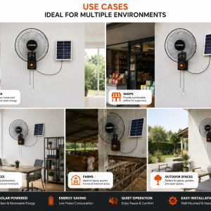 Alternative view of Observer Solar Wall Fan