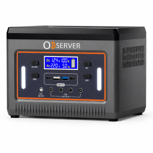 Observer 200W Portable Solar Power Station – 168Wh Lithium Battery