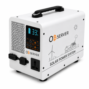 Alternative view of Observer 300W Complete Solar Package | 1200Wh Lithium Battery + 400W Solar Panels + Free Installation (Ibadan)