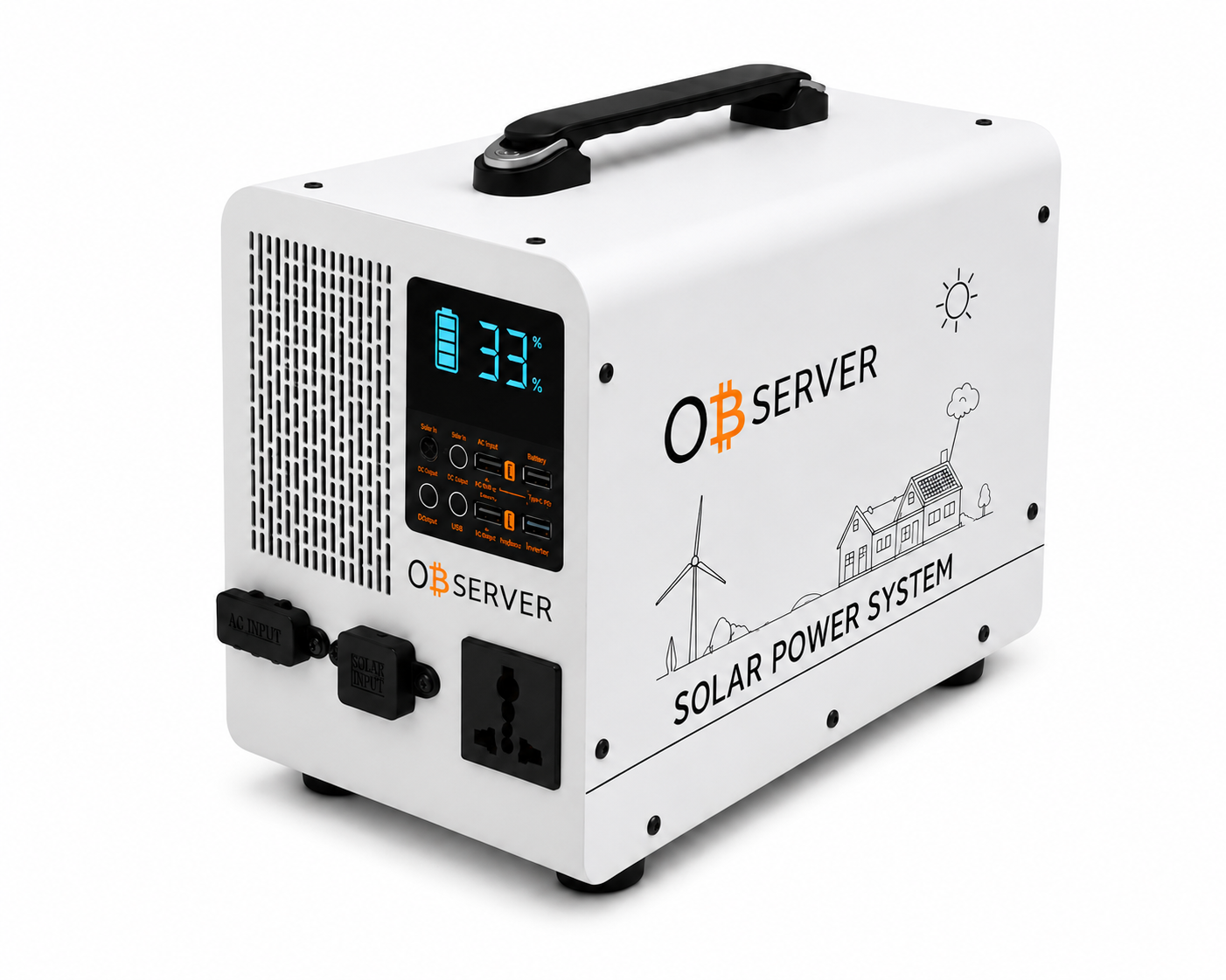 Observer 300W Complete Solar Package | 1200Wh Lithium Battery + 400W Solar Panels + Free Installation (Ibadan) - Image 2
