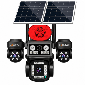 Observer 4 Lens Big Speaker AOV Solar Camera