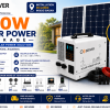 Observer 500W Complete Solar Package – 1200Wh Lithium Battery + 2×200W Solar Panels